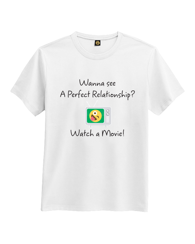 A perfect relationship tshirt white